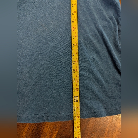 Fashion Bug Layered Blue Pullover with Plaid Shirt Detail Women's Size 22/24 - Picture 4 of 6